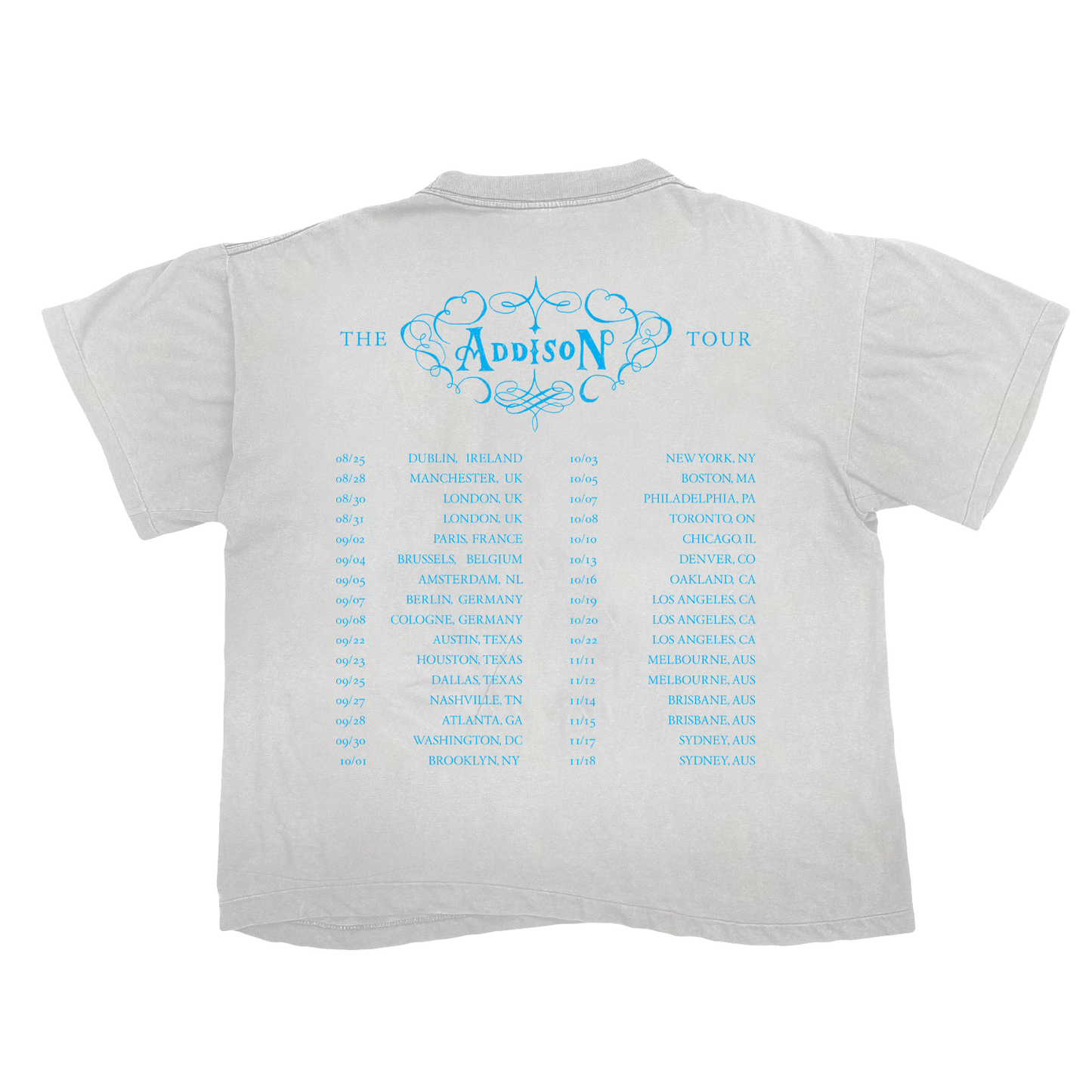Addison Logo Tour Tee