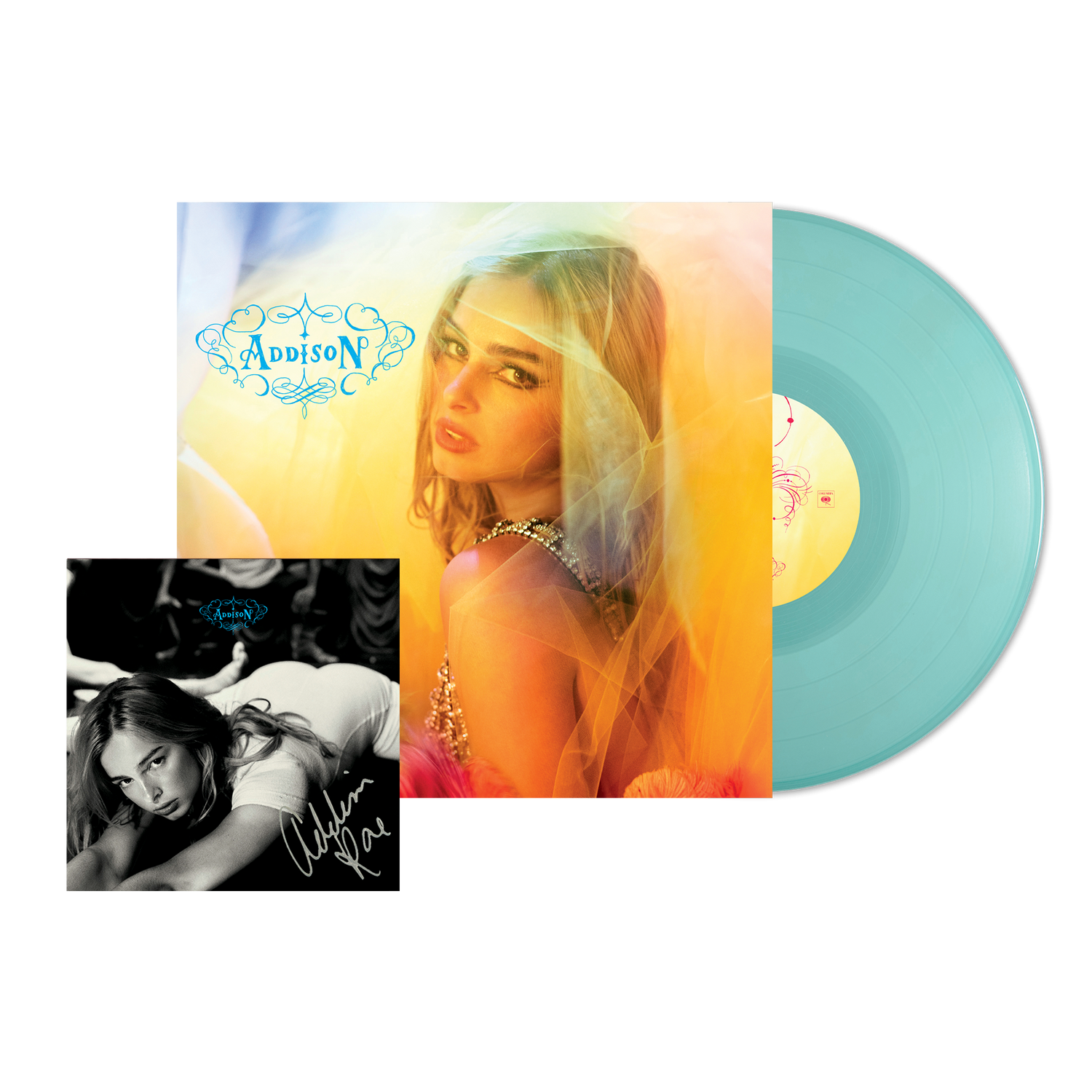 Addison Signed Exclusive Light Blue Vinyl